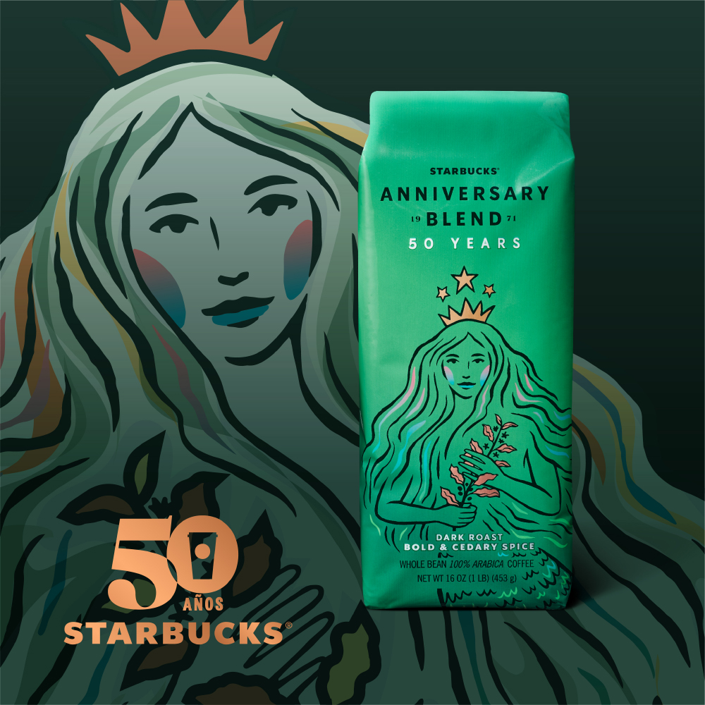 "Starbucks celebra 50 años con el lanzamiento de su exclusivo café